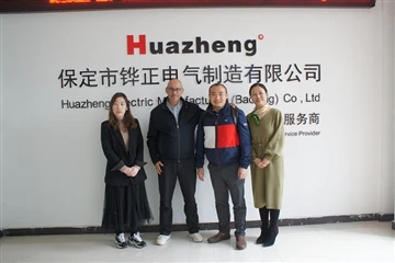ลูกค้าชาวมอริเตเนียเยี่ยมชม Huazheng Electric เมื่อสัปดาห์ที่แล้ว